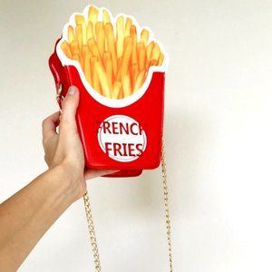 French Fries Potato Fast Food Kawaii Handbag Purse